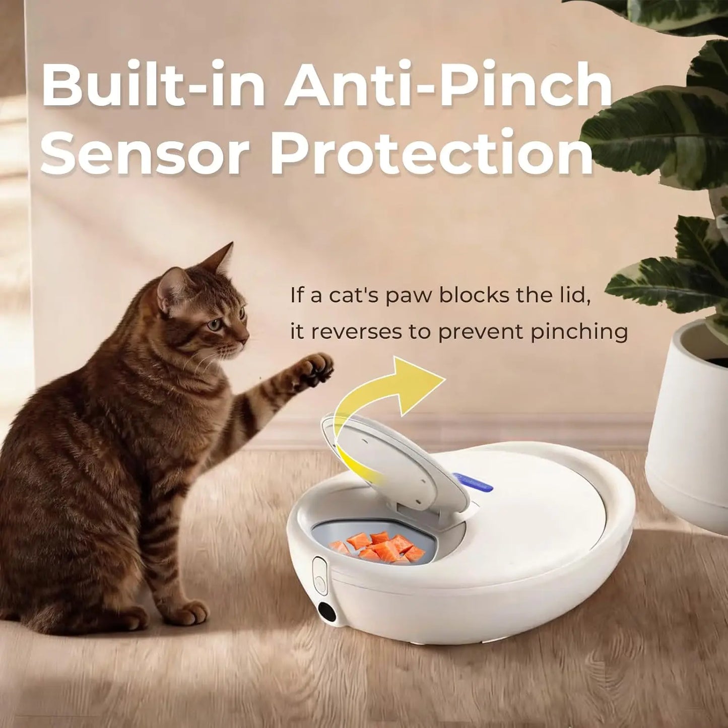 Smart Wet Cat Food Feeder Automatic With Dual Temp Refrigeration