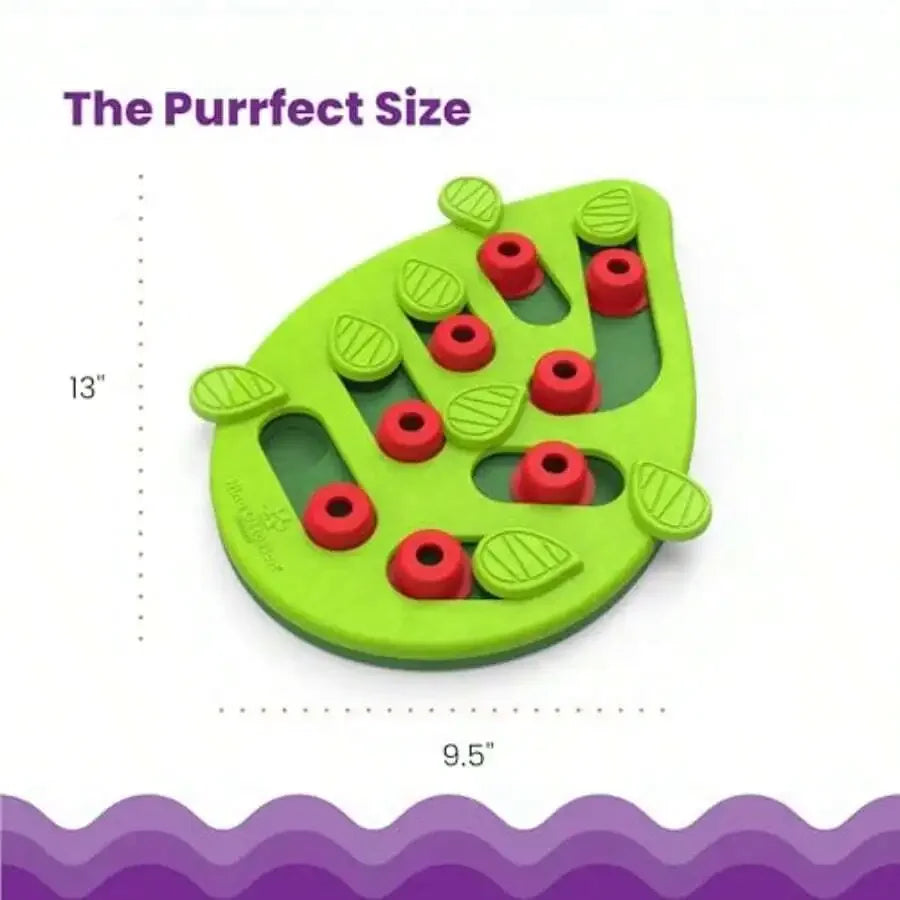 Interactive Cat Puzzle Feeder With 16 Treat Compartments