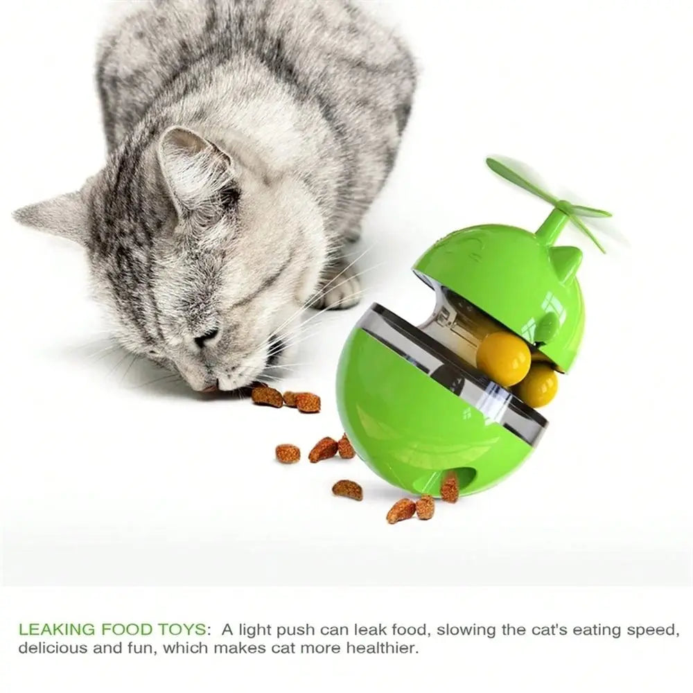 Sensing Interactive Cat Toy Automatic Moving Ball Rotating Ball Light Up Electric Cat Mouse Toy For Indoor Cats