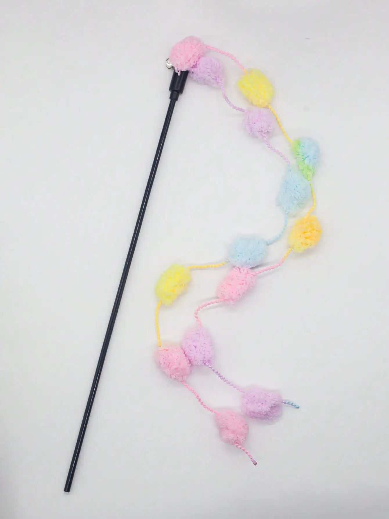 2pcs Cat Teaser Stick With Bell, Interactive Pet Toy For Self-Entertainment