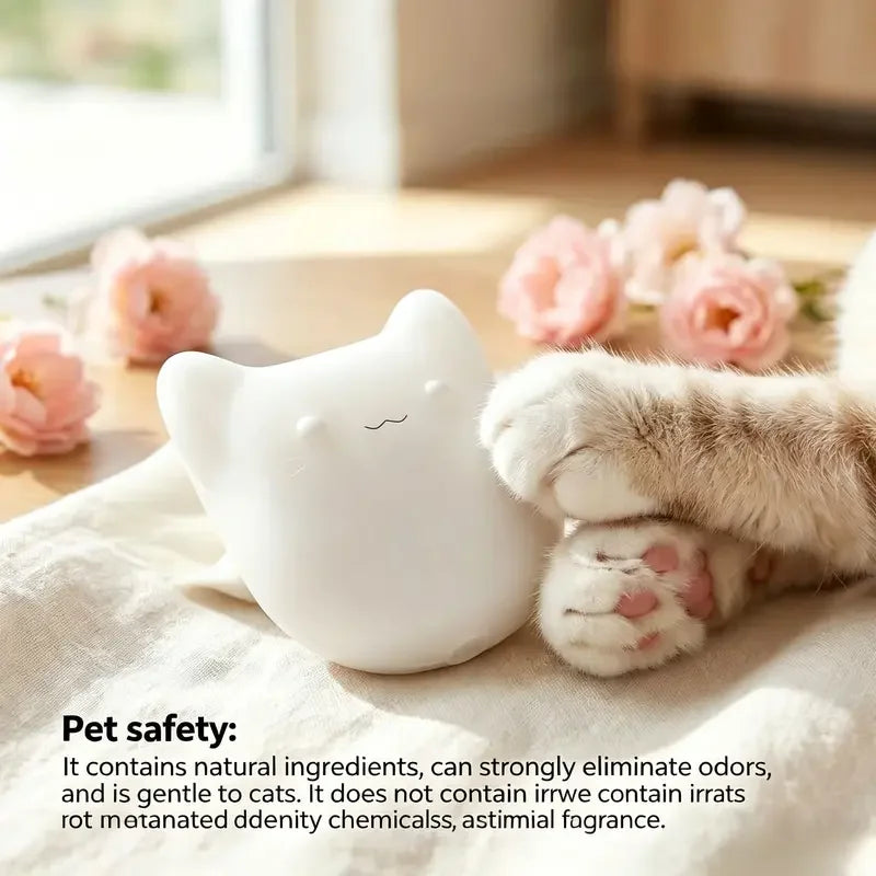 Automated Compatible Cat Litter Deodorizer Blocks And Odor Neutralizing Gel