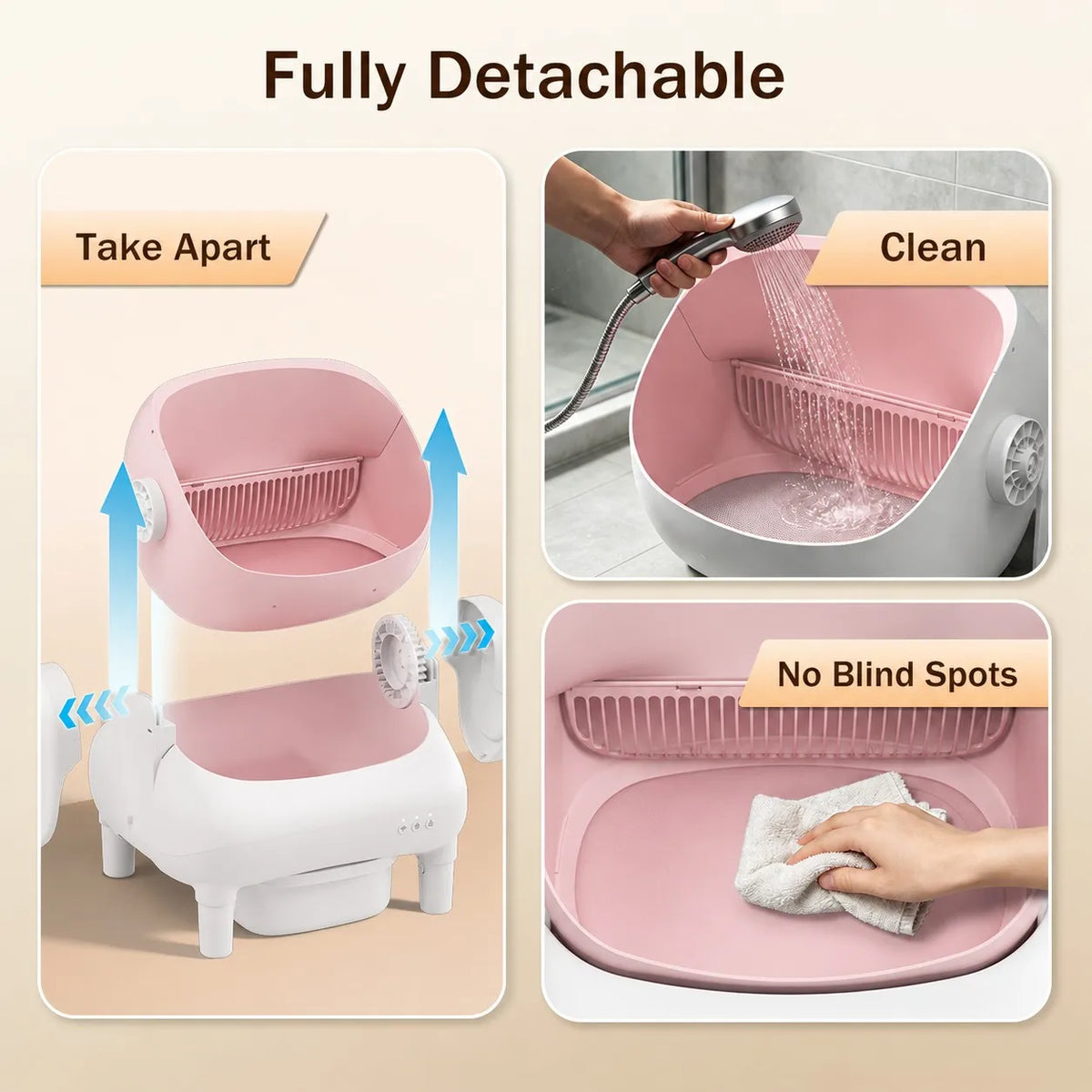 Automatic Smart Self Cleaning Cat Litter Box Wifi Remote Control