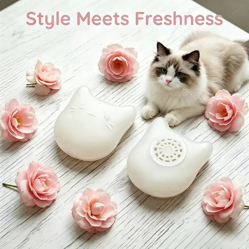 Automated Compatible Cat Litter Deodorizer Blocks And Odor Neutralizing Gel