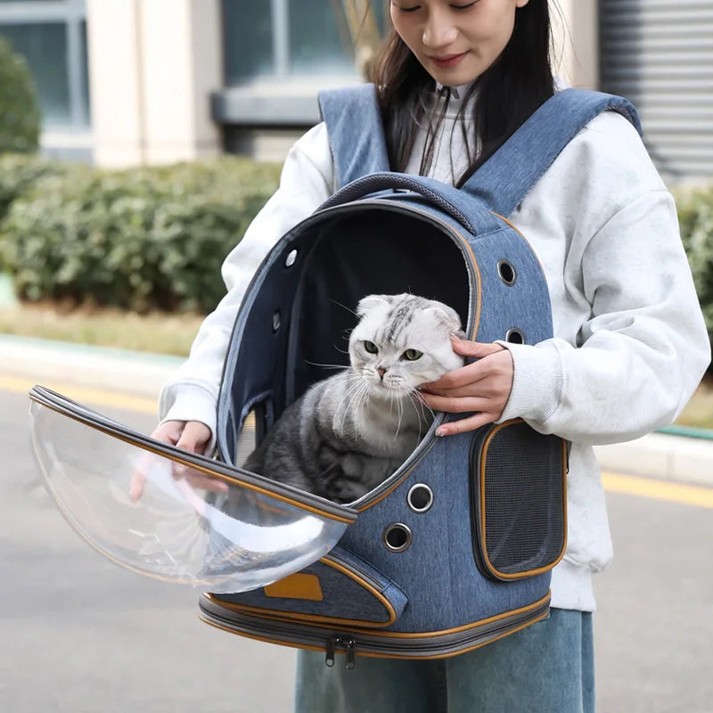 Pawledge Panoramic Bubble Cat Backpack With Wide View Dome