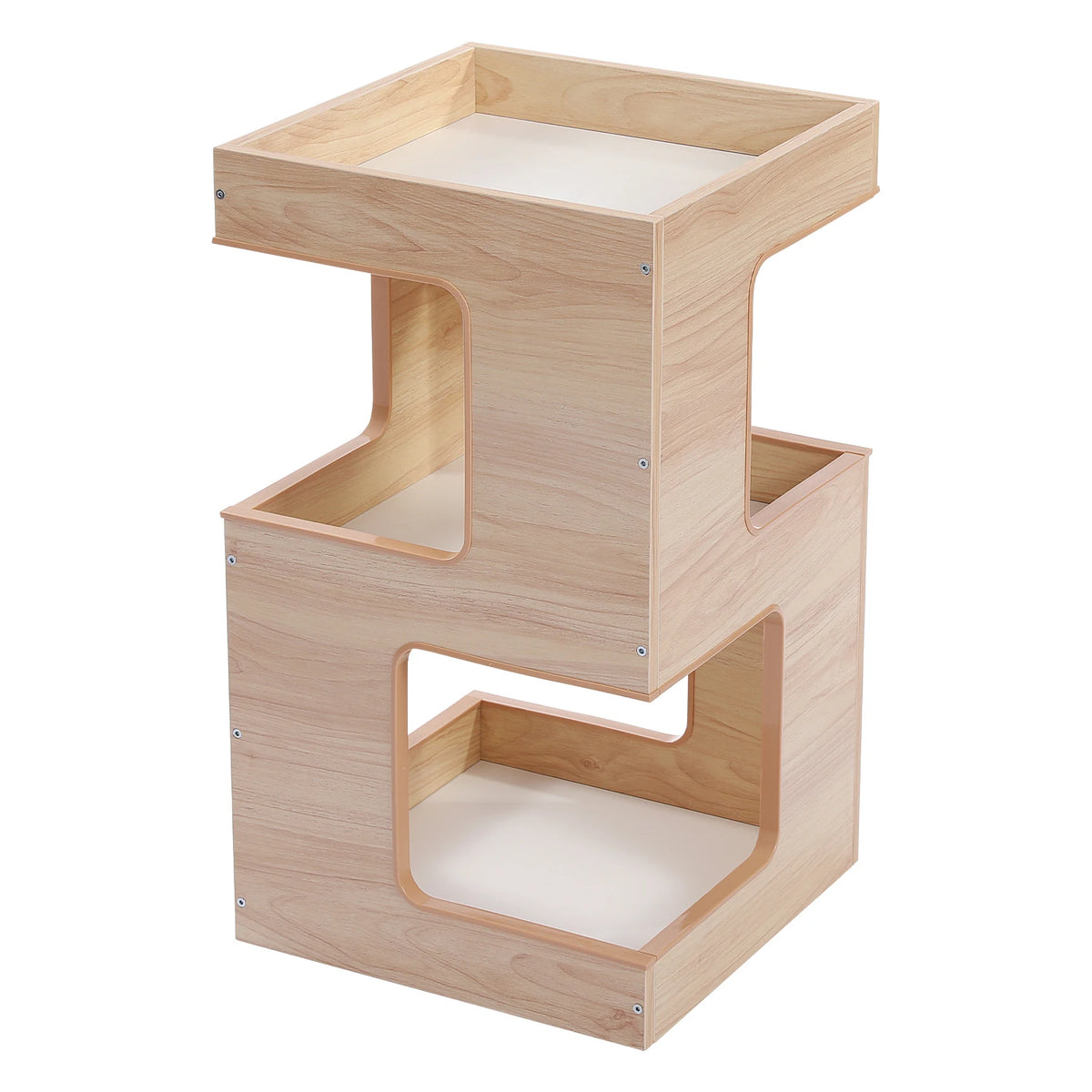 PAWZ Road Modern Cat Condo With Removable Mats And Scratcher by Annie N Poe Cattastic Supplies