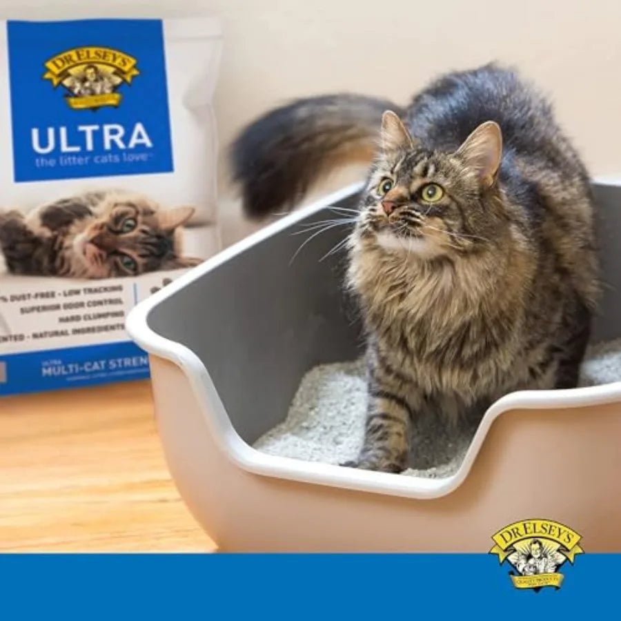 Ultra UnScented Clumping Clay Cat Litter For Odor Control