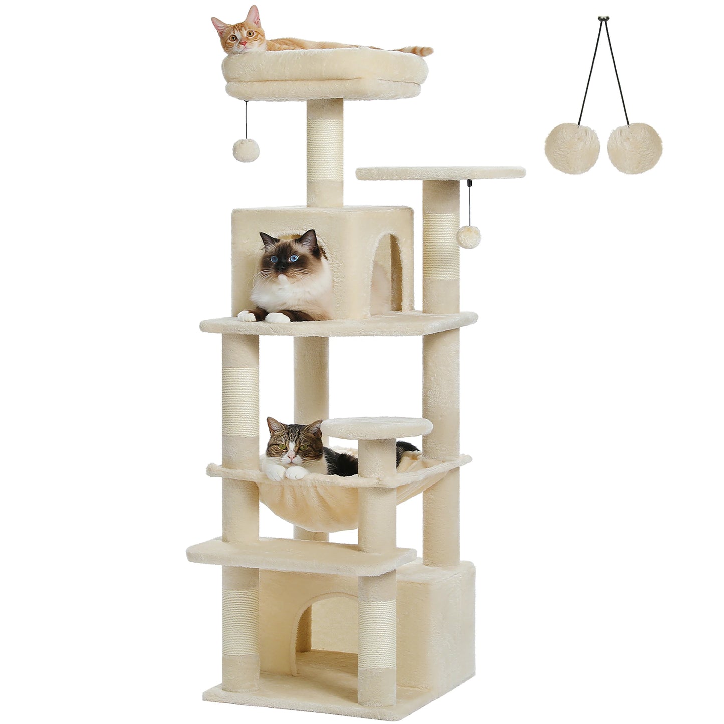 PAWZ Road Large Cat Tree and Tower for Indoor Cats