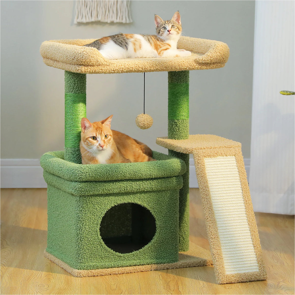 PAWZ Road Indoor Cat Tree With Sisal Scratching Post Perch