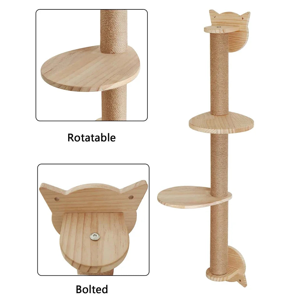 CWV Cat Tree With Sisal Scratching Posts Perches And Hammock