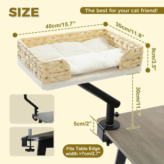 PAWZ Road Cat Desk Bed 360 Degree Rotatable Cat Stand