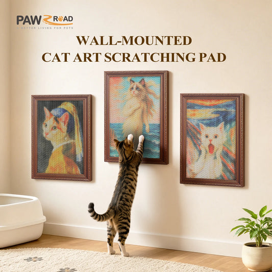 PAWZ Road 3-Pack Corrugated Cat Scratcher With Adhesive Strips