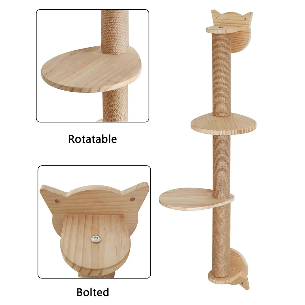 CWV Cat Tree With Sisal Scratching Posts Perches And Hammock