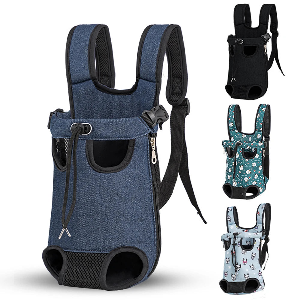 Adjustable Pet Carrier Backpack For Cats And Small Dogs