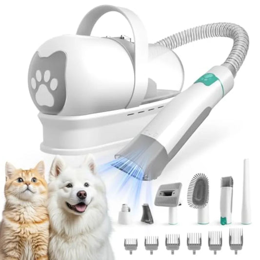 Dog Grooming Kit Vacuum Clipper Nail Grinder Six In One Tools