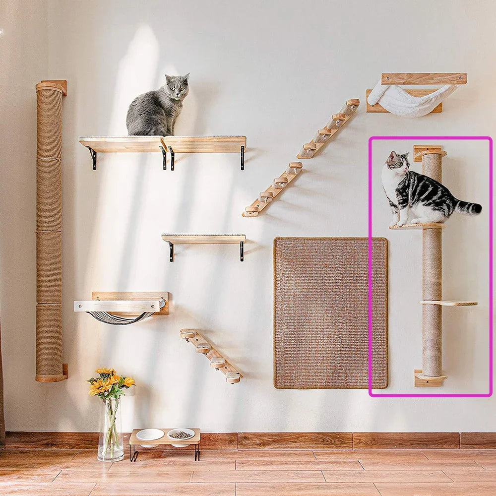 CWV Cat Tree With Sisal Scratching Posts Perches And Hammock