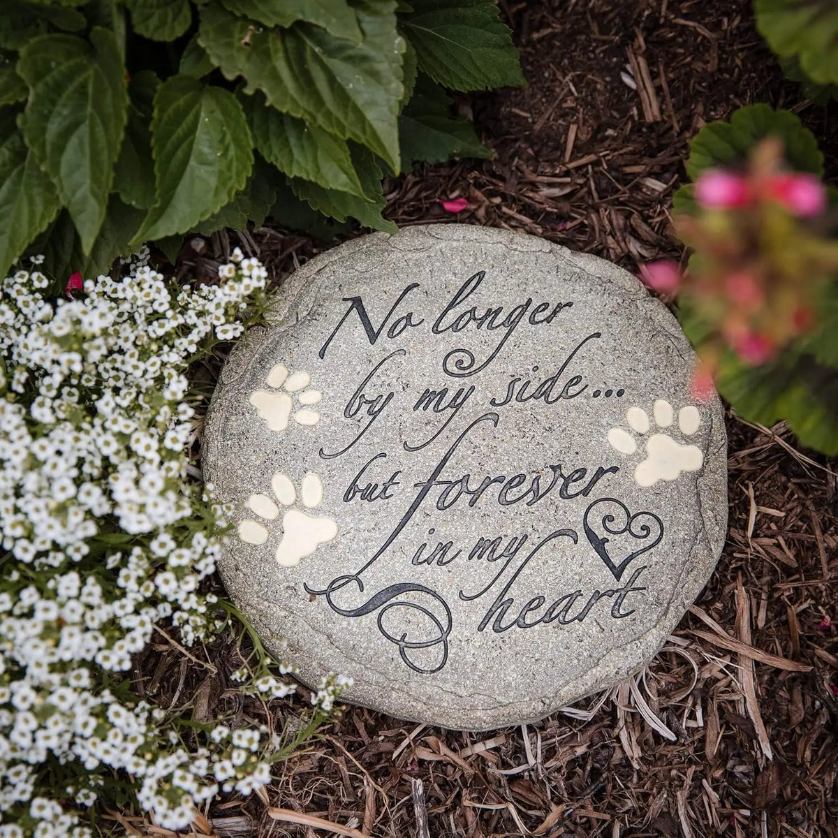 Waterproof Pet Memorial Stone For Dogs And Cats Garden Statue