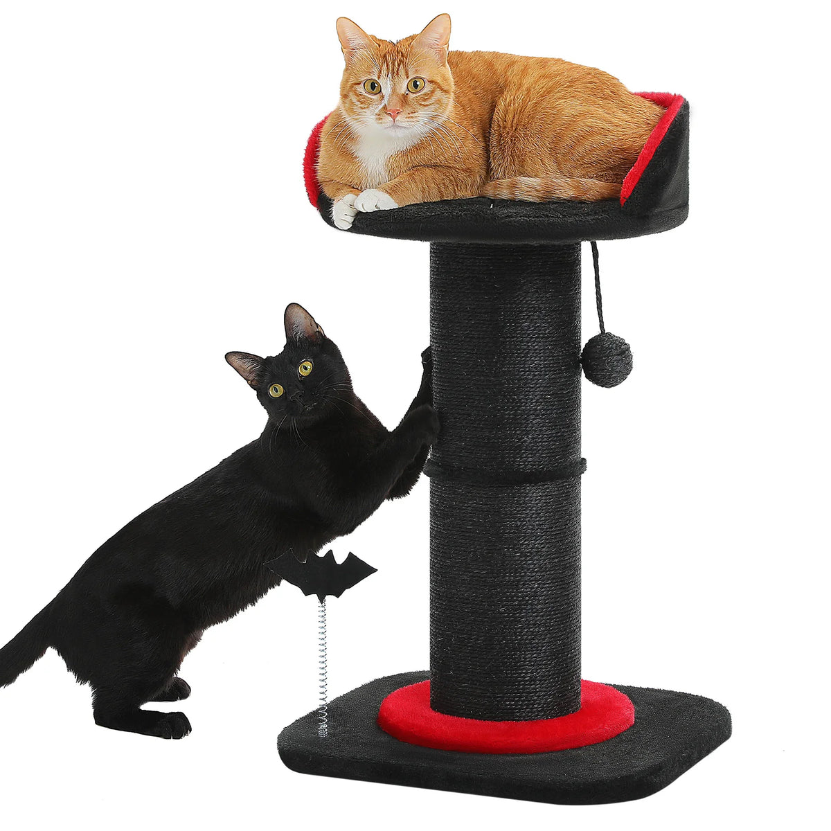 Pawz Road Tall Cat Scratching Post With Removable Bed