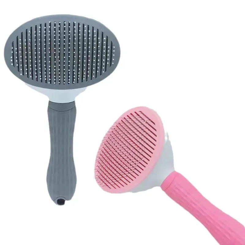 Pet Dog Hair Brush Cat Comb Stainless Steel Grooming Brush for Long Hair Dogs Cats Detangling Shedding Tool Pet Accessories