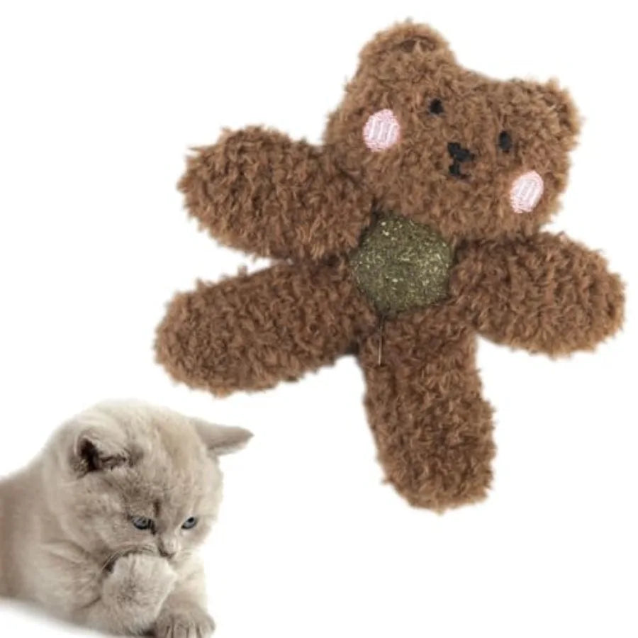 Indoor Catnip Plush Toy Nylon Kicker Teething And Dental Care