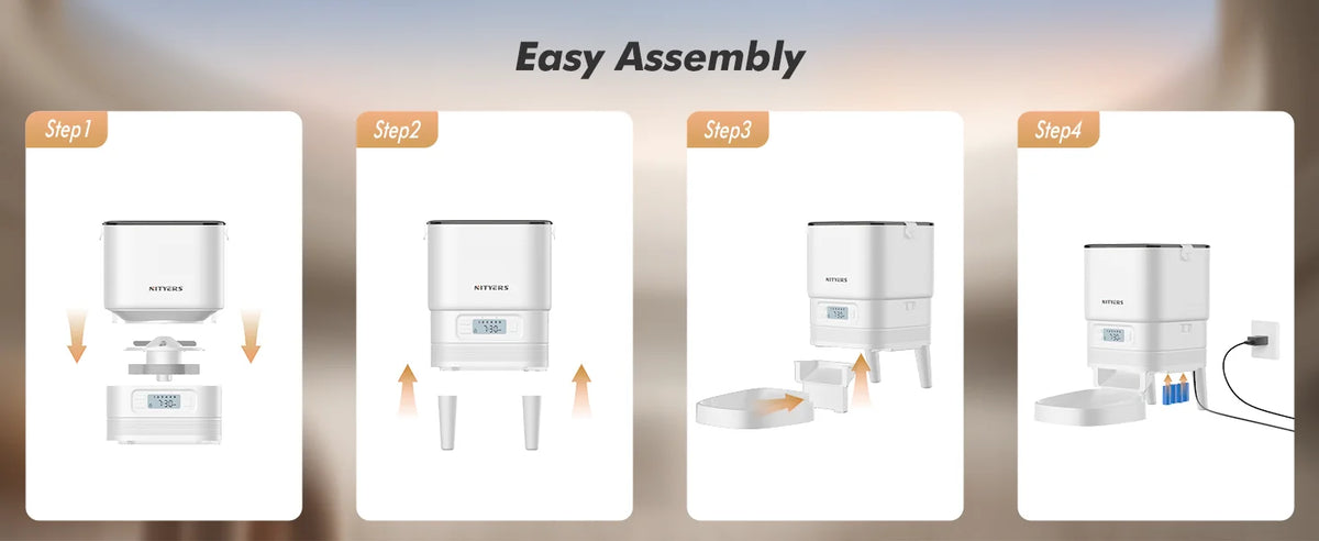 Nityers Smart Automatic Pet Feeder With Remote Control