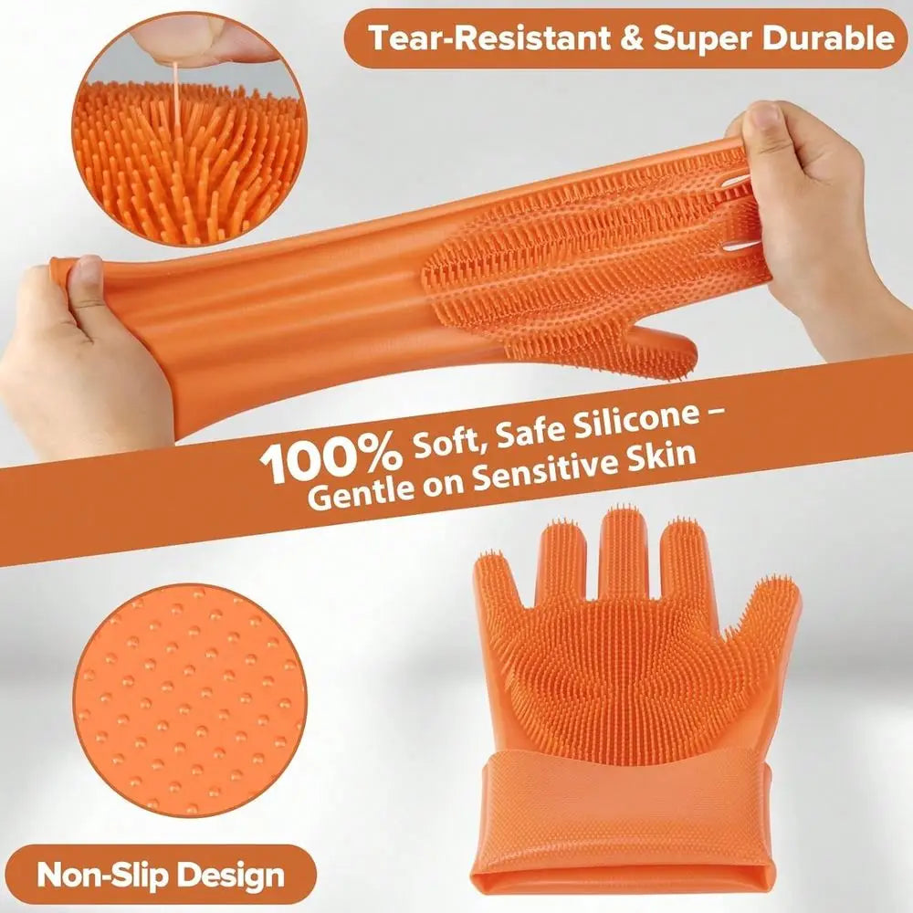 Grooming Bath Supplies For Dogs, Cats Dog Washing Gloves Dog Bath Brush Dog Shower Brush Pet Grooming Gloves Dog Grooming Kit P