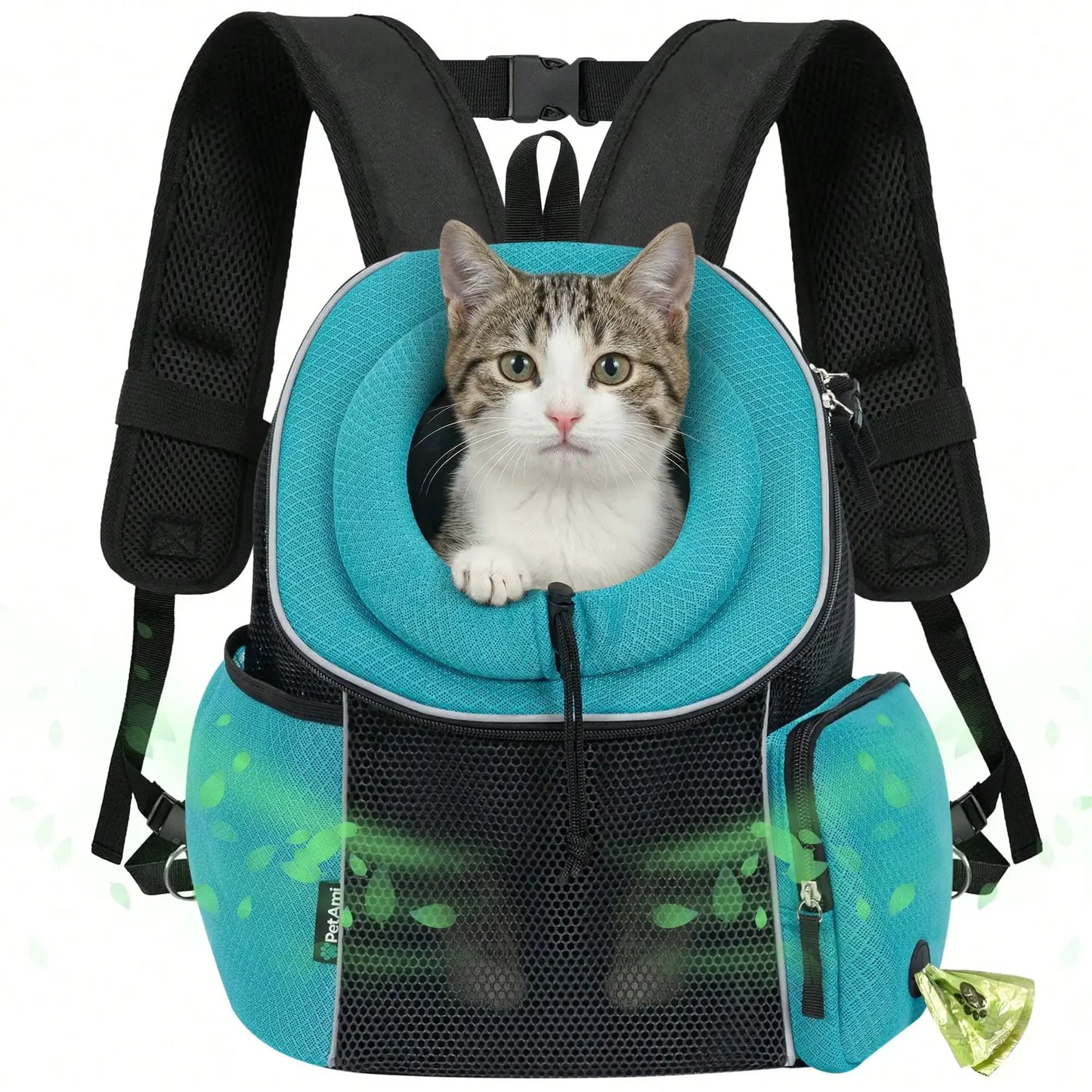 Extra Ventilated Front Carrier Backpack For Pets For Hiking Travel