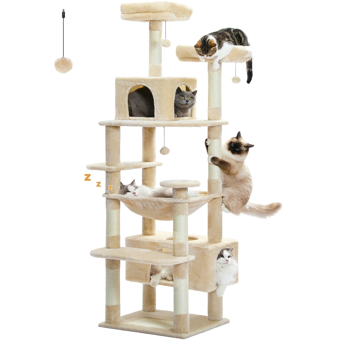PAWZ Road Cat Tree And Tower With Indoor Scratching Posts
