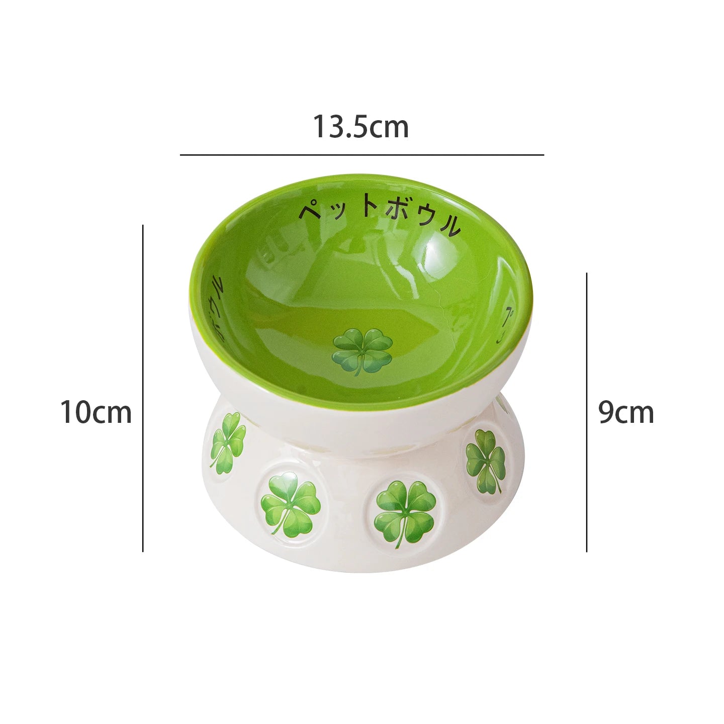 Japanese Ceramic Elevated Cat Bowl Puppy Dog Snacks Water Food Bowl For Cats Raised Cat Feeder Drinker Pet Supplies Accessories