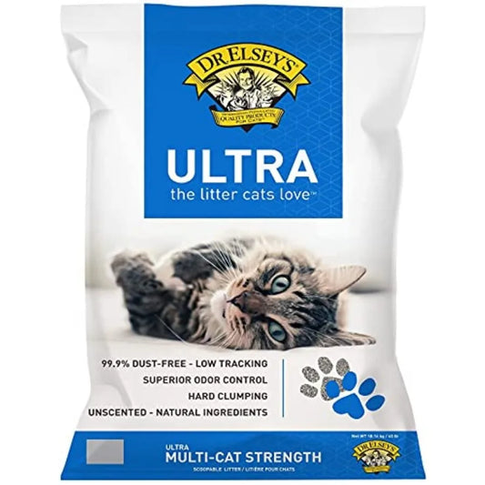 Ultra UnScented Clumping Clay Cat Litter For Odor Control