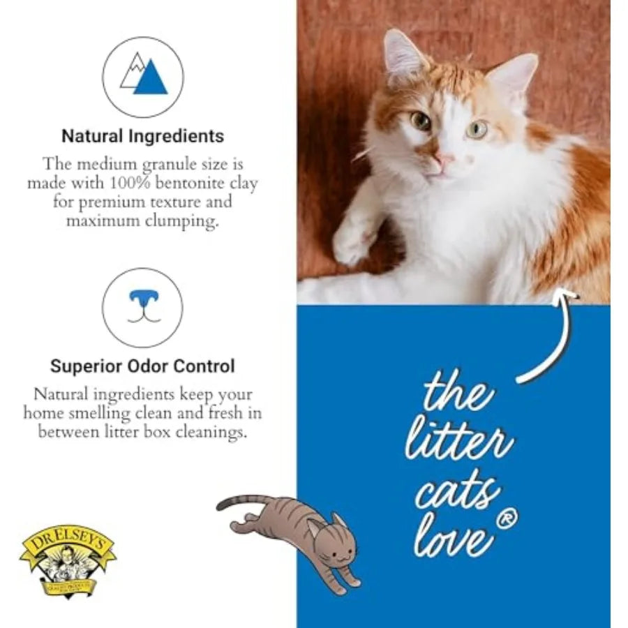 Ultra UnScented Clumping Clay Cat Litter For Odor Control