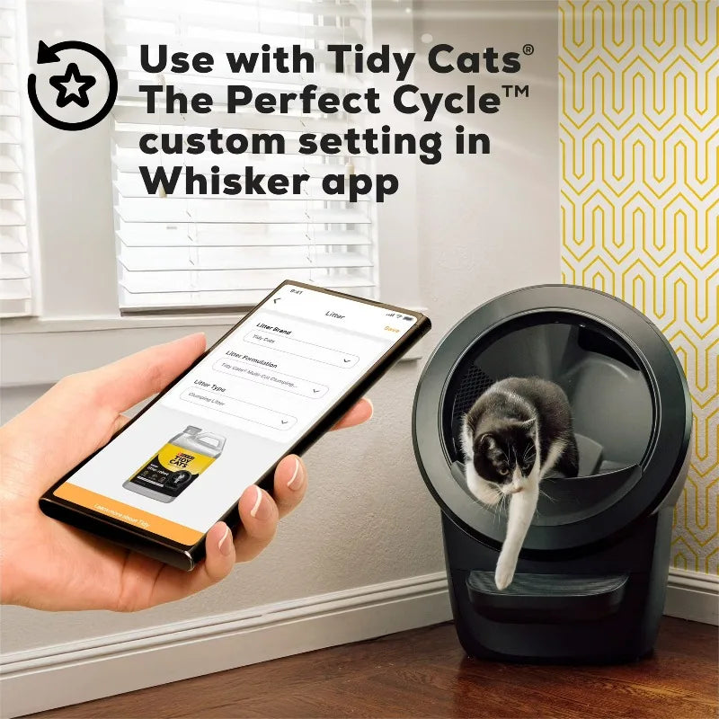 Cats Designed for Litter-Robot Clumping Cat Litter, Revitalizing Scent, 20 lb Jug