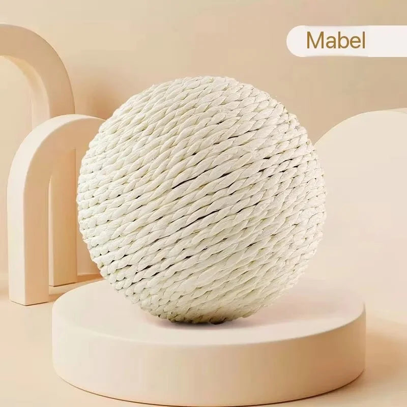 Durable Sisal Cat Ball Toy With Interactive Chew Feature