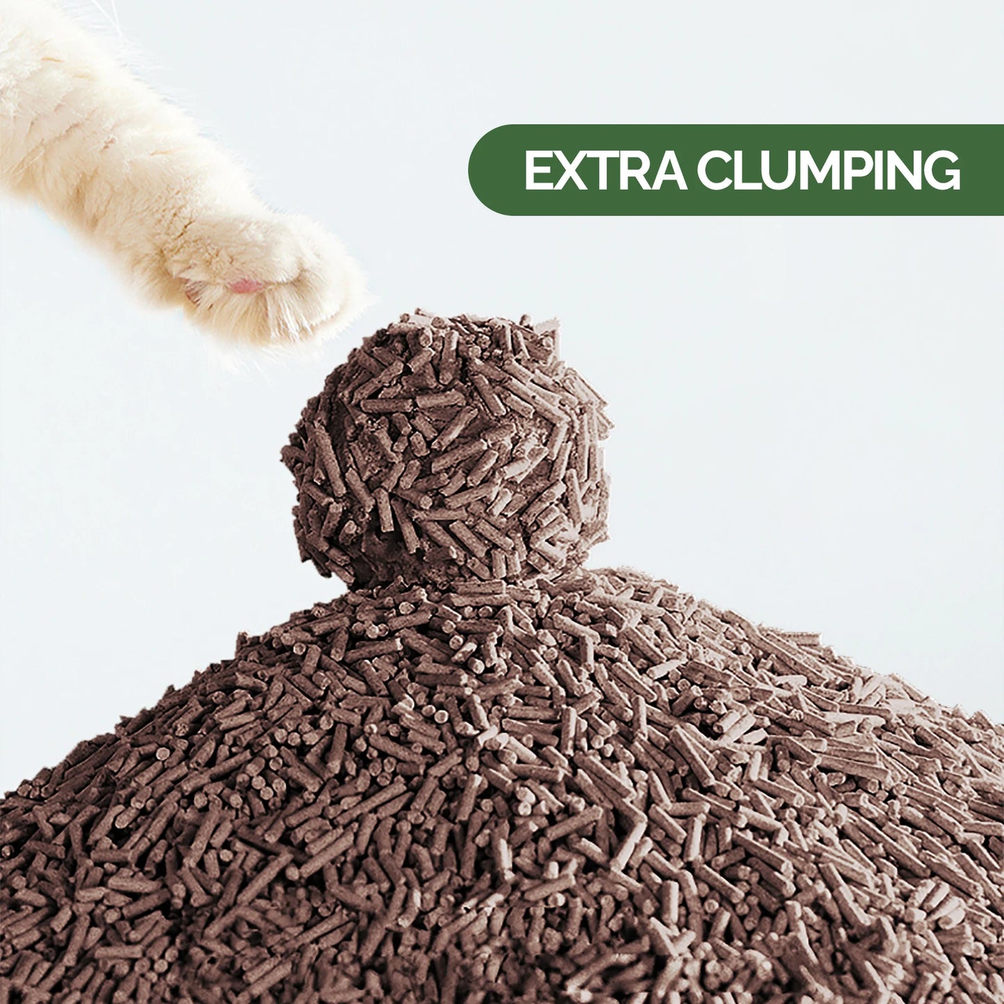 Coconut Cat Litter 10LBS 99% Deodorized Odor Control Low Tracking & Flushable Strong Clumbing Cat Litter Cat Sand