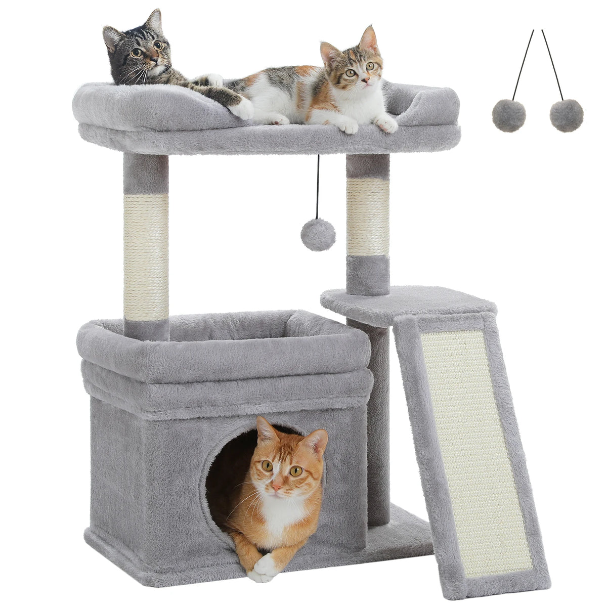 PAWZ Road Indoor Cat Tree With Sisal Scratching Post Perch