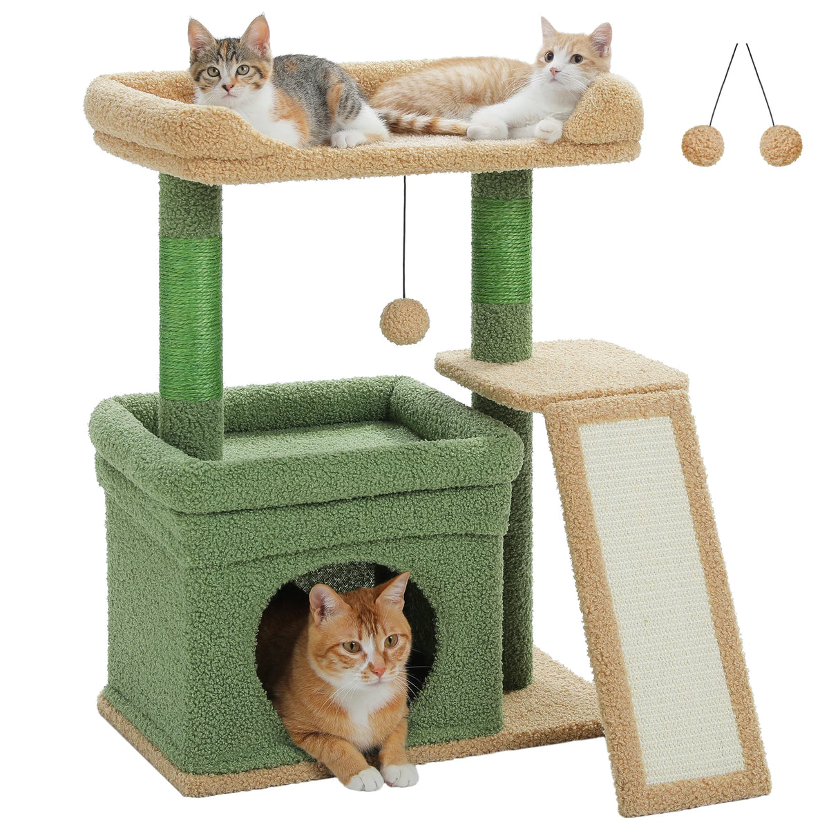 PAWZ Road Indoor Cat Tree With Sisal Scratching Post Perch