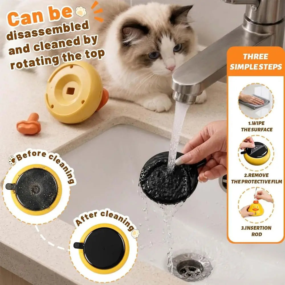 Interactive Cat Teaser Toy, SelfEntertainment Cat Toy, Indoor Cat Boredom Relief Toy, Fully Automatic 360 Rotating Interactive