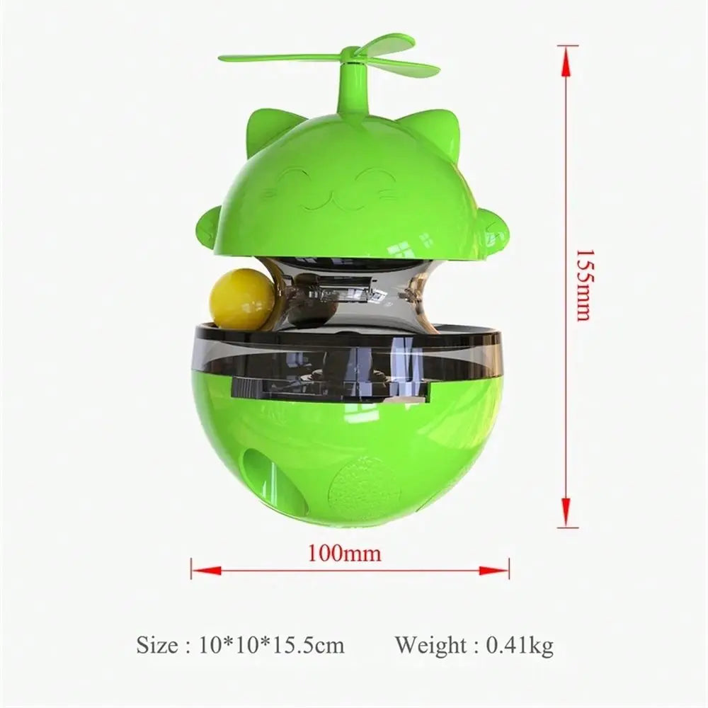 Sensing Interactive Cat Toy Automatic Moving Ball Rotating Ball Light Up Electric Cat Mouse Toy For Indoor Cats