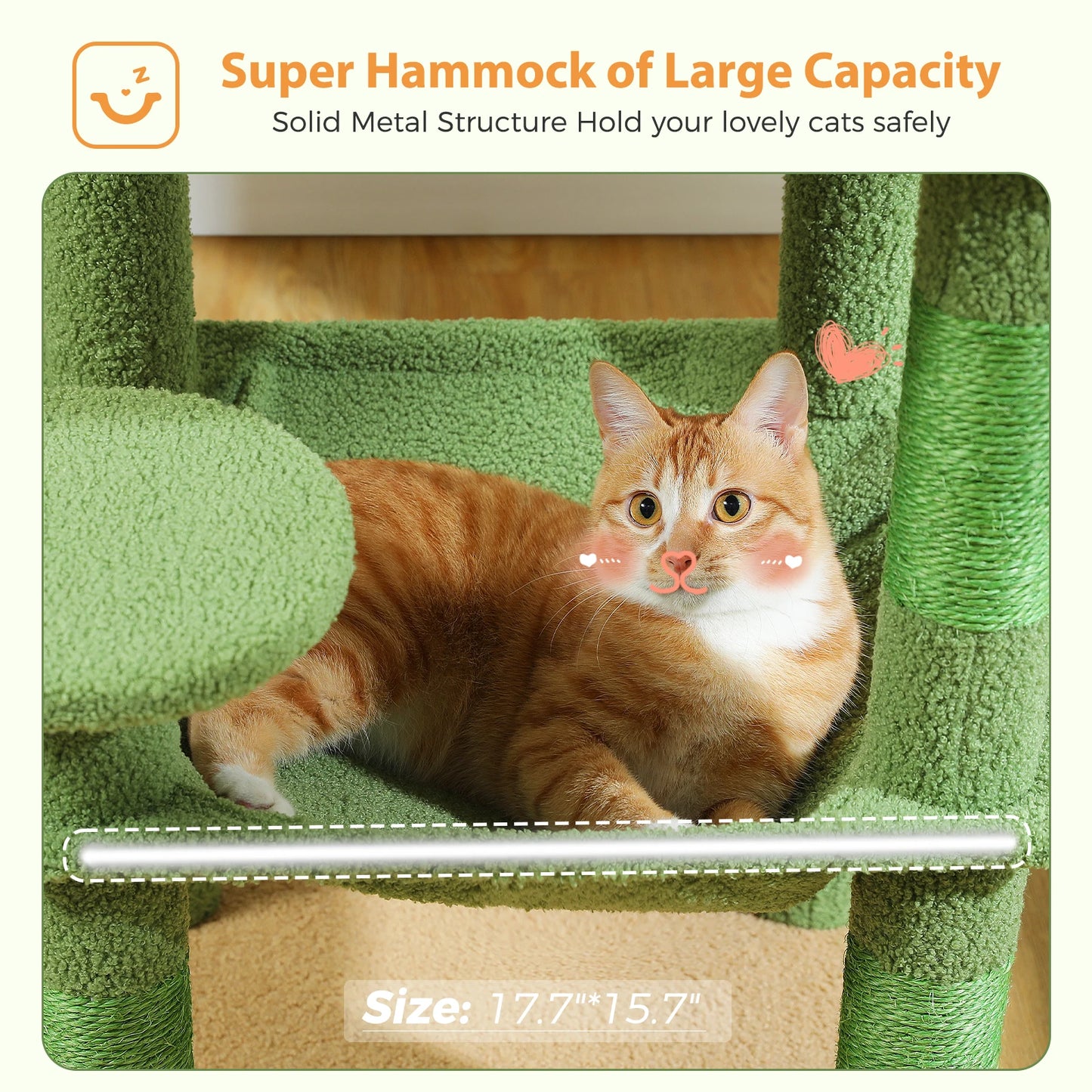 PAWZ Road Cactus Cat Tree Tower For Large Cats Perch