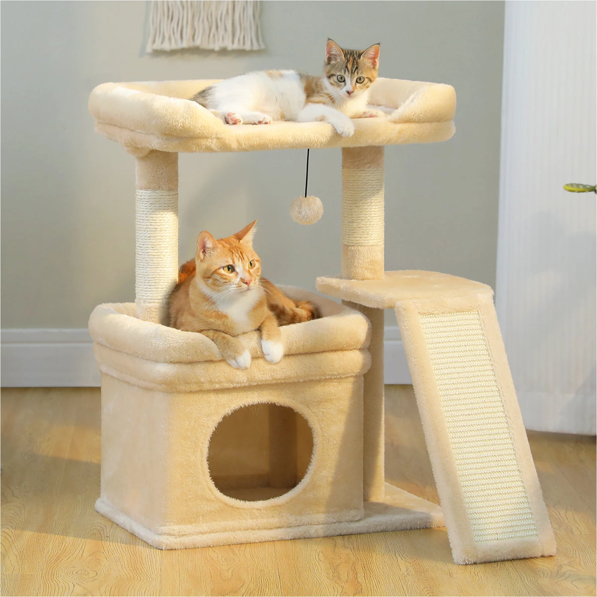 PAWZ Road Indoor Cat Tree With Sisal Scratching Post Perch