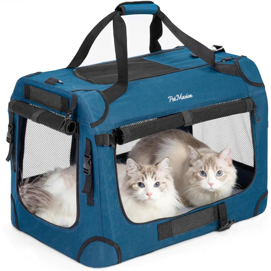 XMSJ Extra Large Cat Carrier Soft Sided Collapsible