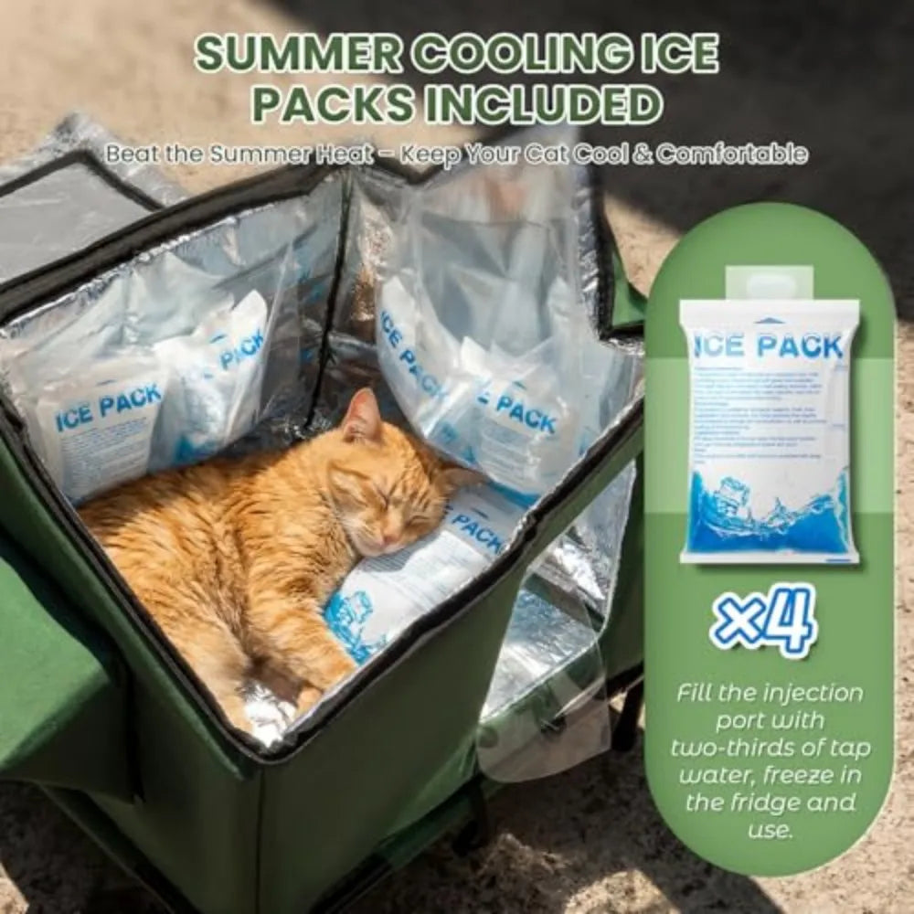 Weatherproof Outdoor Cat House Insulated Shelter For Stray Cats