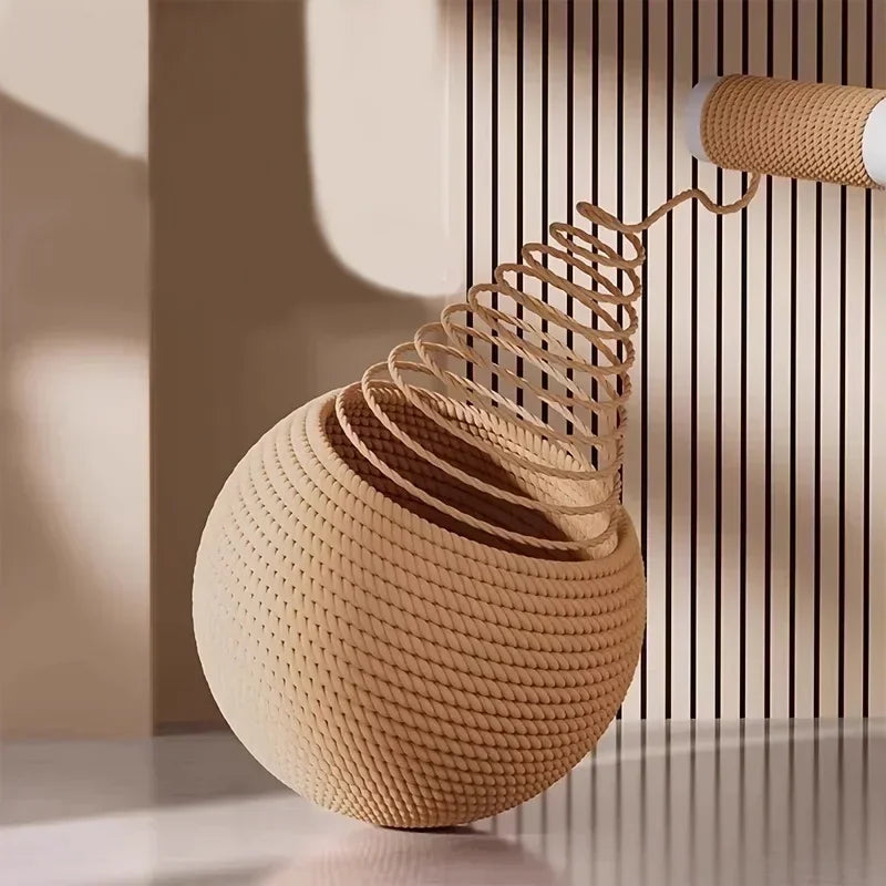 Durable Sisal Cat Ball Toy With Interactive Chew Feature