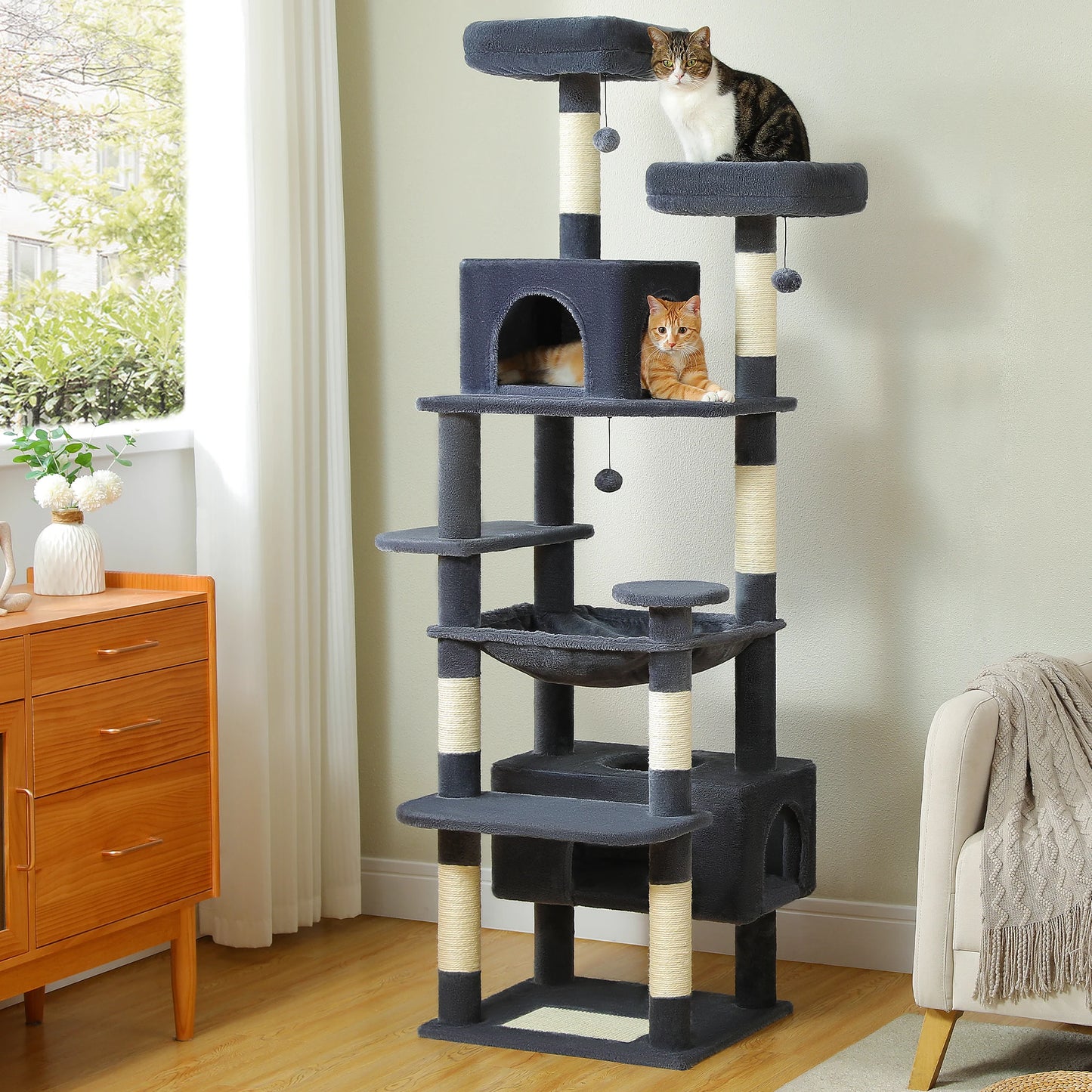 PAWZ Road Cat Tree And Tower With Indoor Scratching Posts