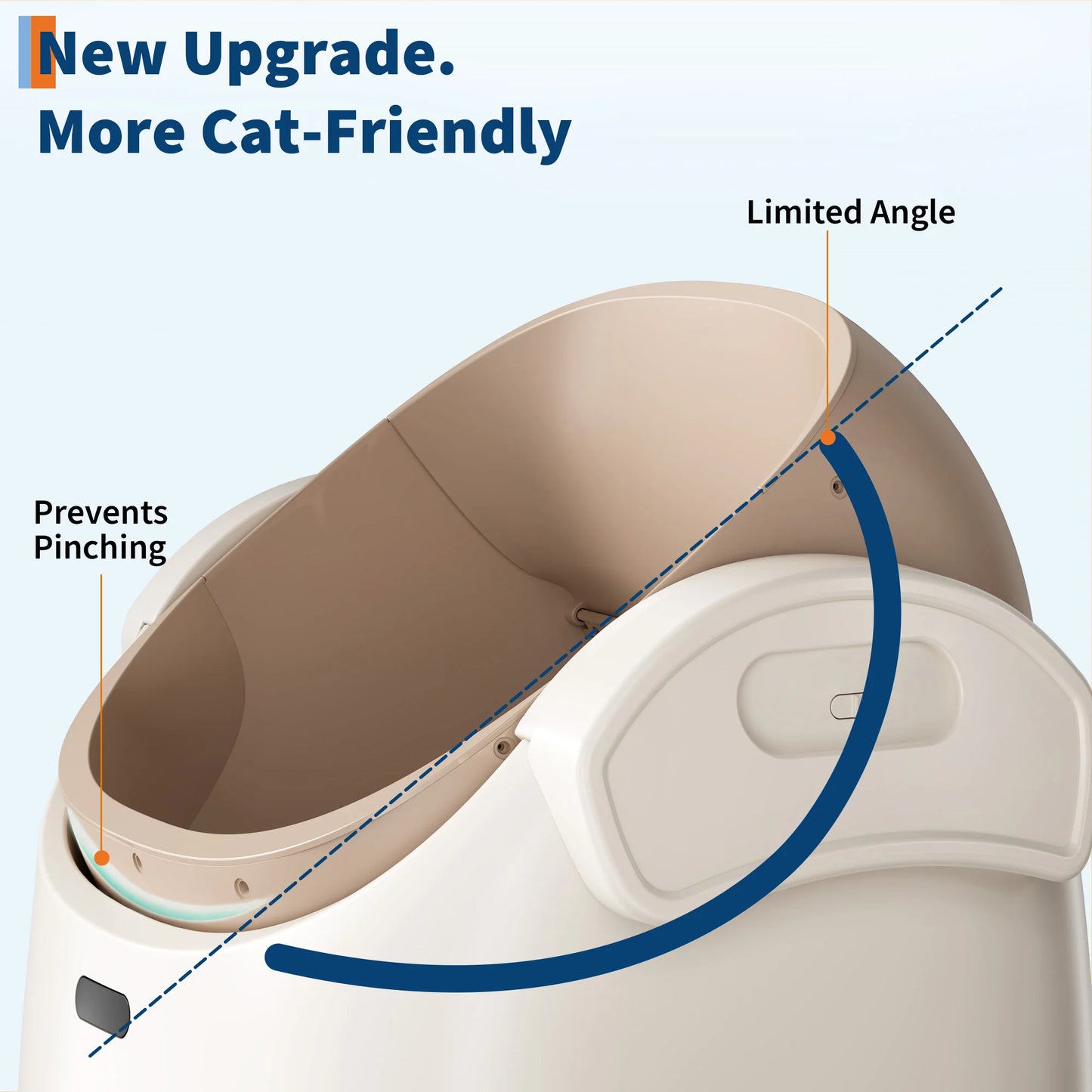 Self Cleaning Smart Litter Box APP Controlled Automatic Odor-Free Cat Toilet with Large Waste Bin for Single Multi Cats