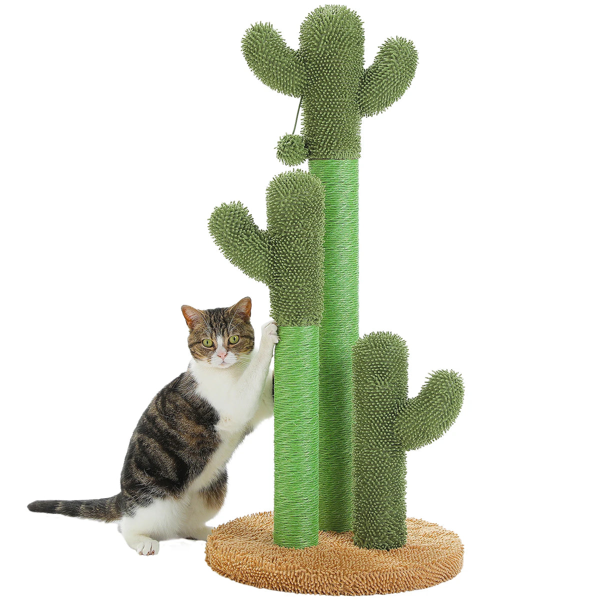 PEQULTI Cat Tree With Condo Hammock And Scratching Post