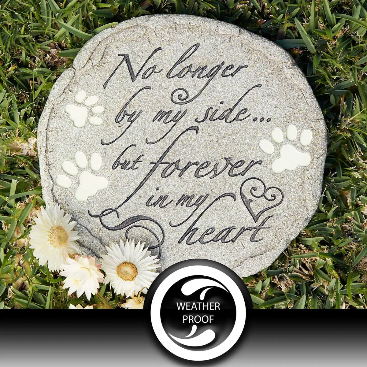 Waterproof Pet Memorial Stone For Dogs And Cats Garden Statue