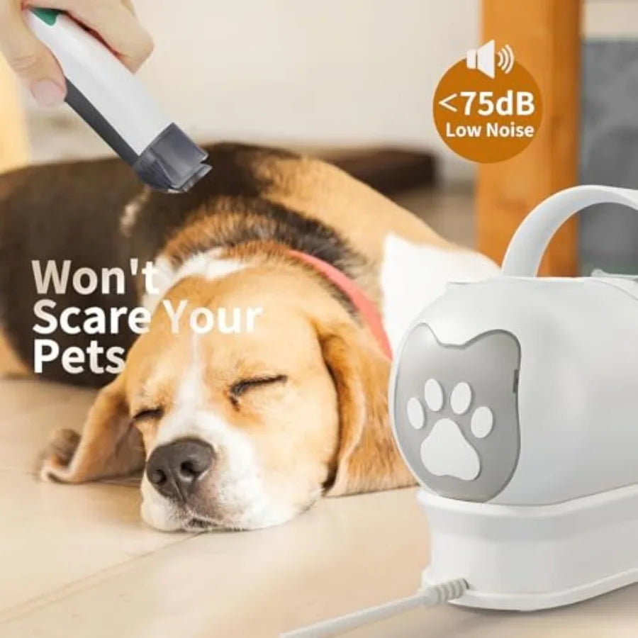 Dog Grooming Kit Vacuum Clipper Nail Grinder Six In One Tools