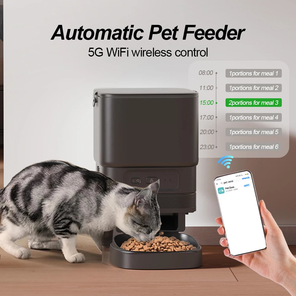 Nityers Smart Automatic Pet Feeder With Remote Control