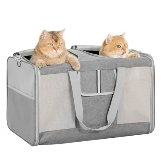 All-Sided Mesh Carrier for Cats and Dogs Travel Ready