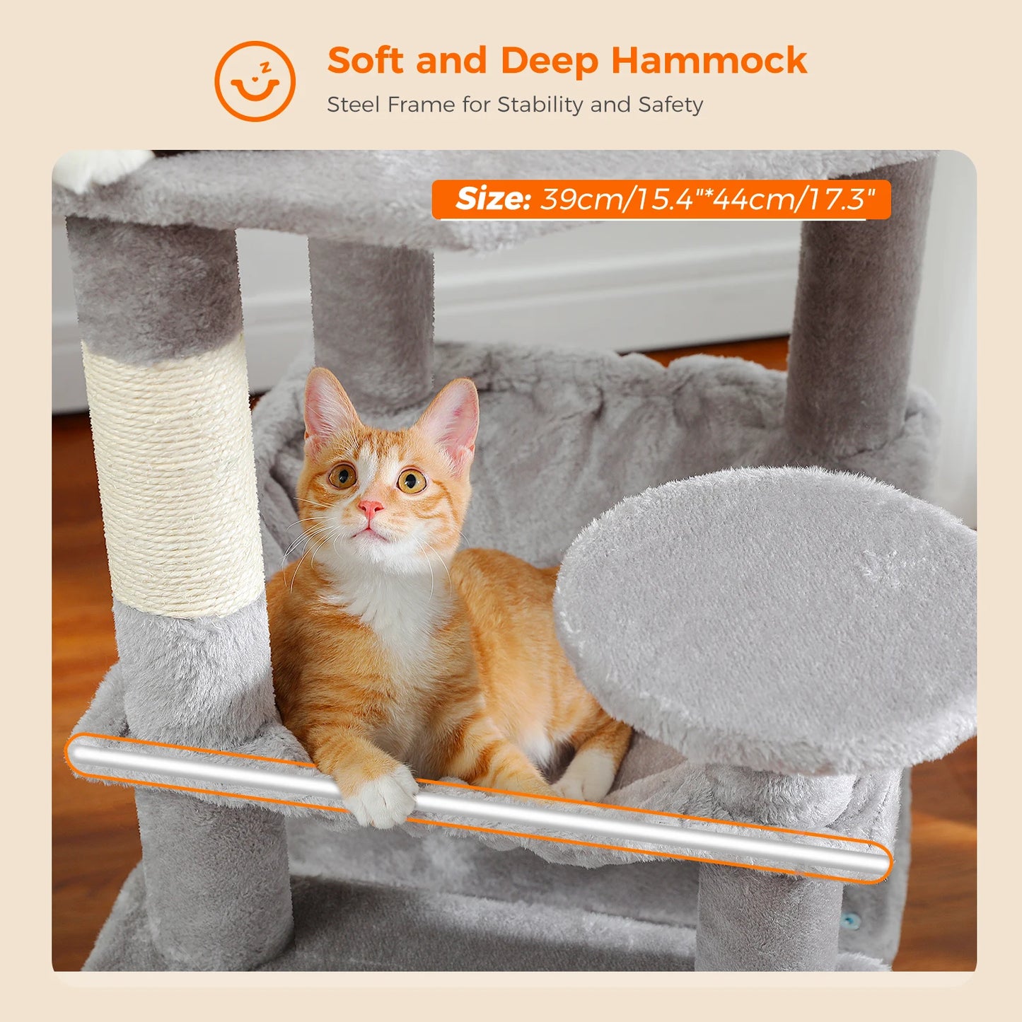 PAWZ Road Cat Tree And Tower With Indoor Scratching Posts